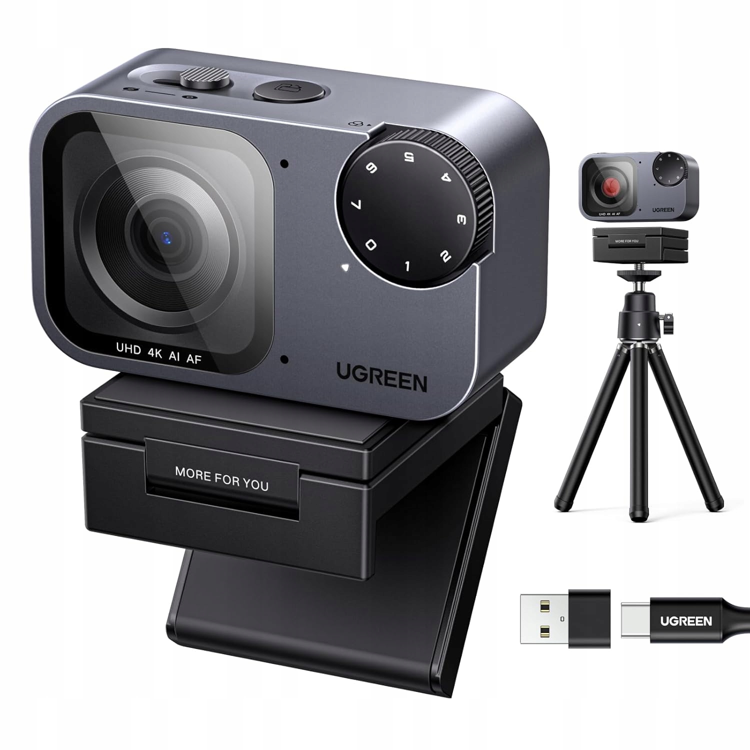 Ugreen Kamera internetowa 4K 30FPS Autofokus Usb-c