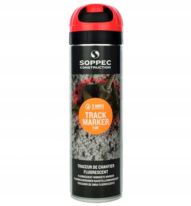 

Track Marker Spray Farba Geodezyjna Czerwona