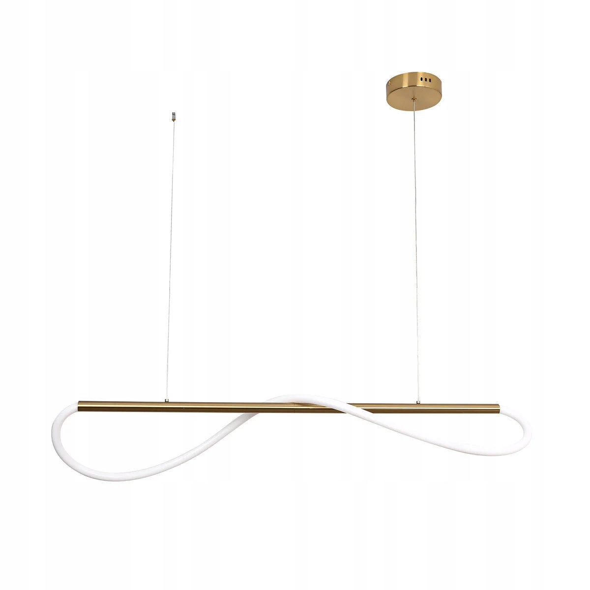 Light Prestige Lampa Wisząca Meleca S Złoto-Biała Led 24W 2400lm