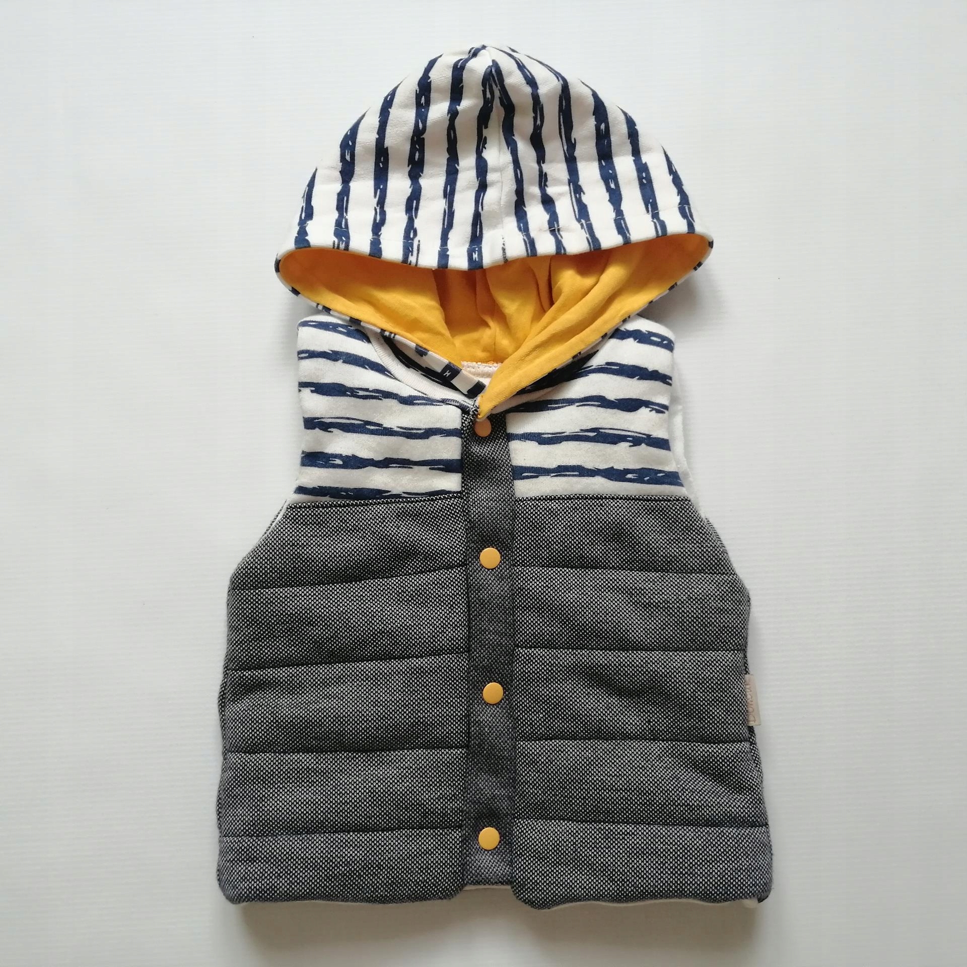 PIKOWANY BAWEŁNIANY BEZRĘKAWNIK 56/62