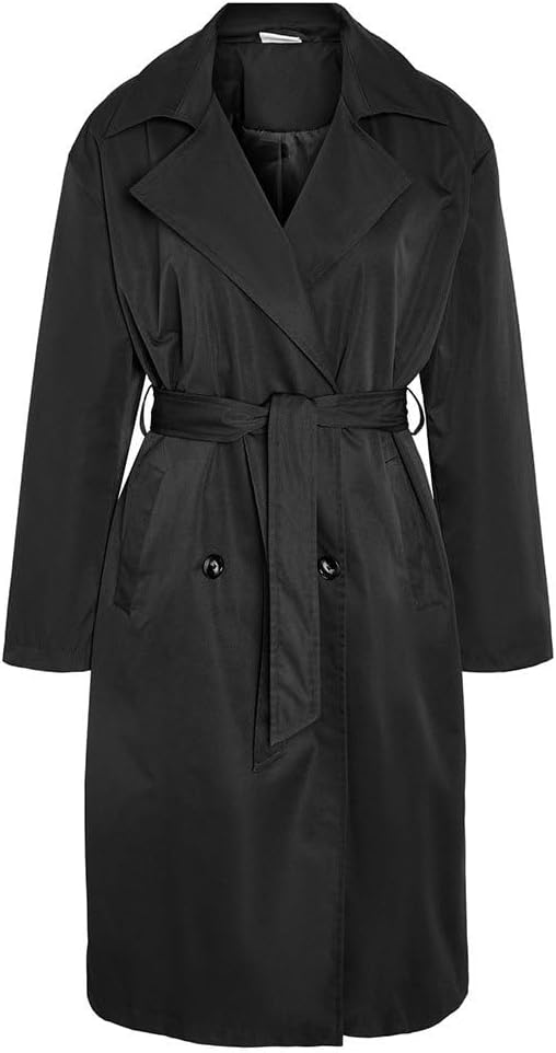 Noisy May Nmmanya dámský kabát trenčkot černý velikost M