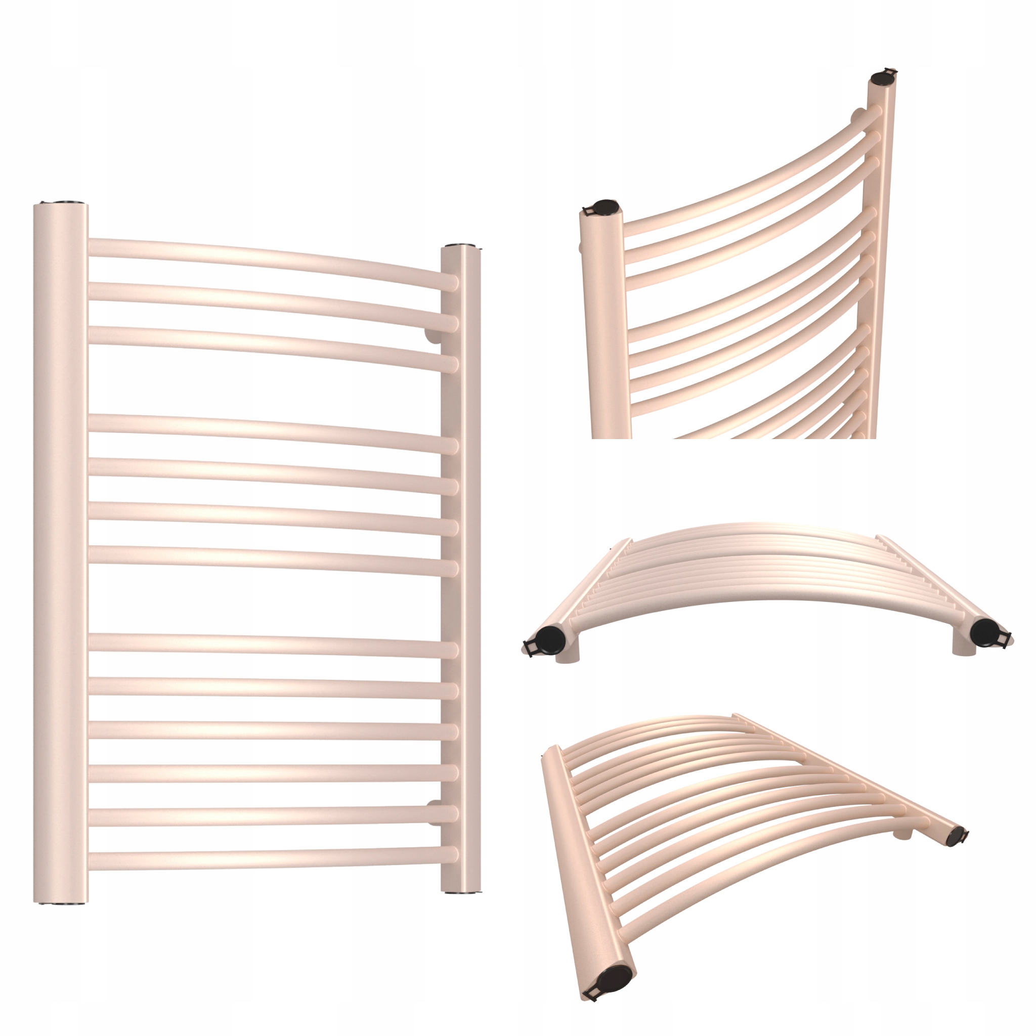 Koupelnový Radiátor Casual 720x470 Zlatý Růžový