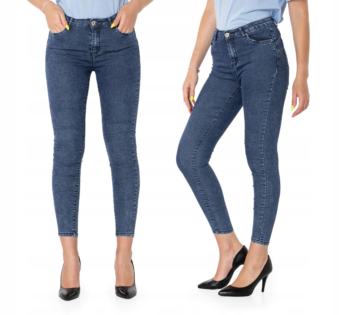 

Spodnie Damskie Jegginsy Jeansy Push-Up 3822-5 28