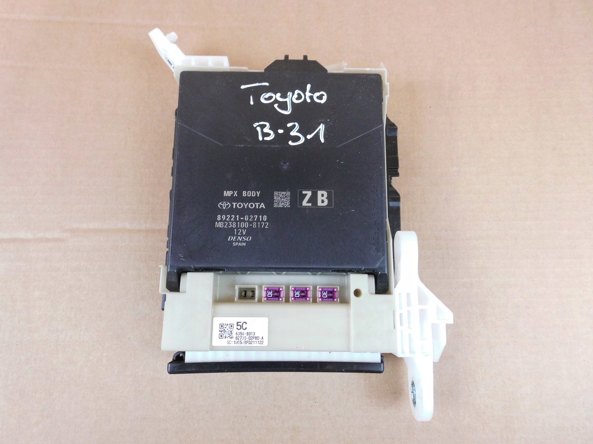 Toyota Corolla E21 module MPX komfortu 82730-02P80-A 8922102710