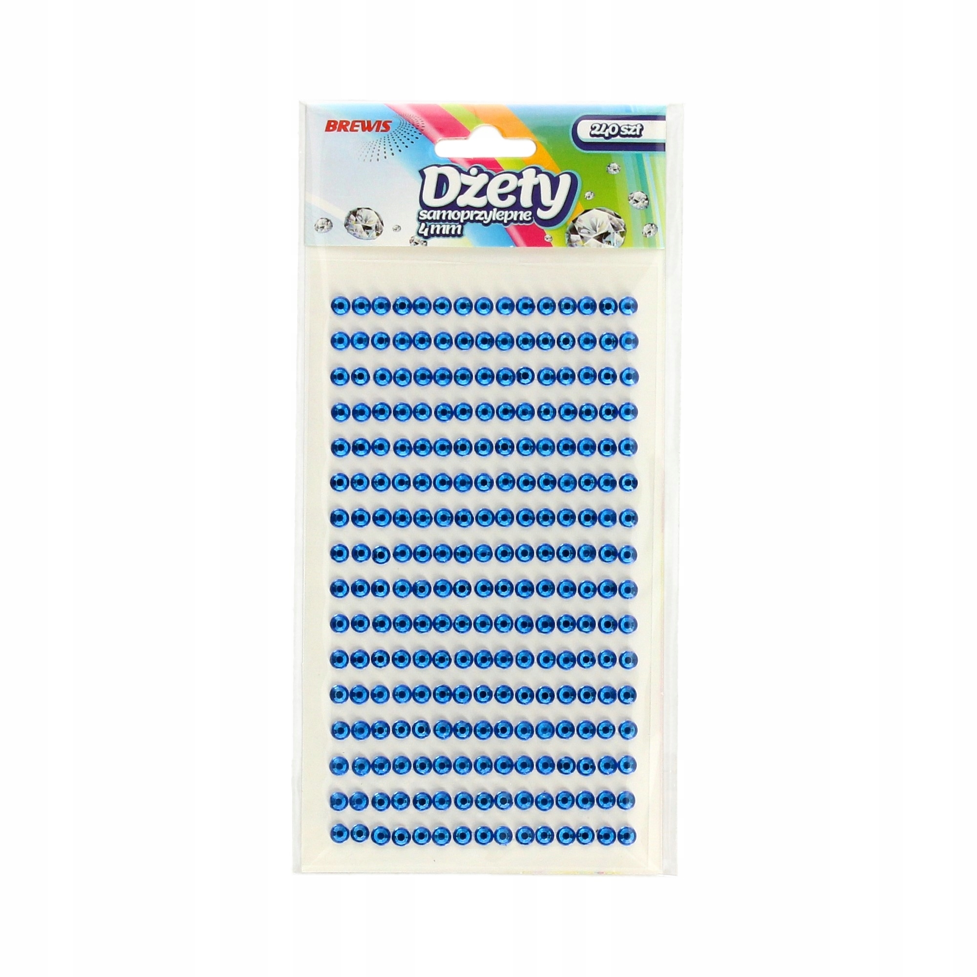 

Boże Narodzenie dżety samoprzylepne nieb 4mm DS14