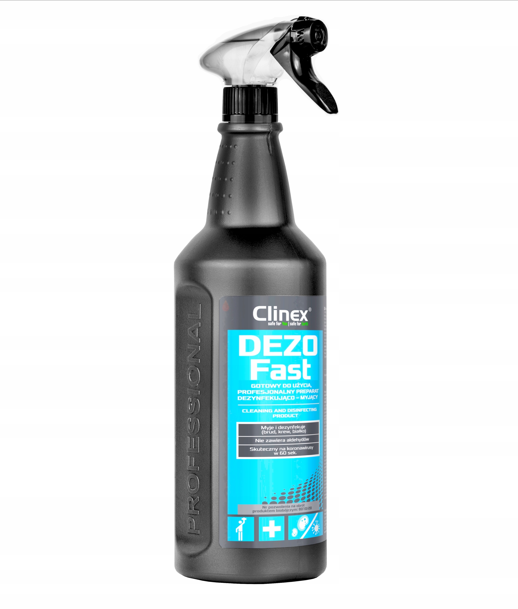 

Spray Clinex DezoFast 1L do dezynfekcji
