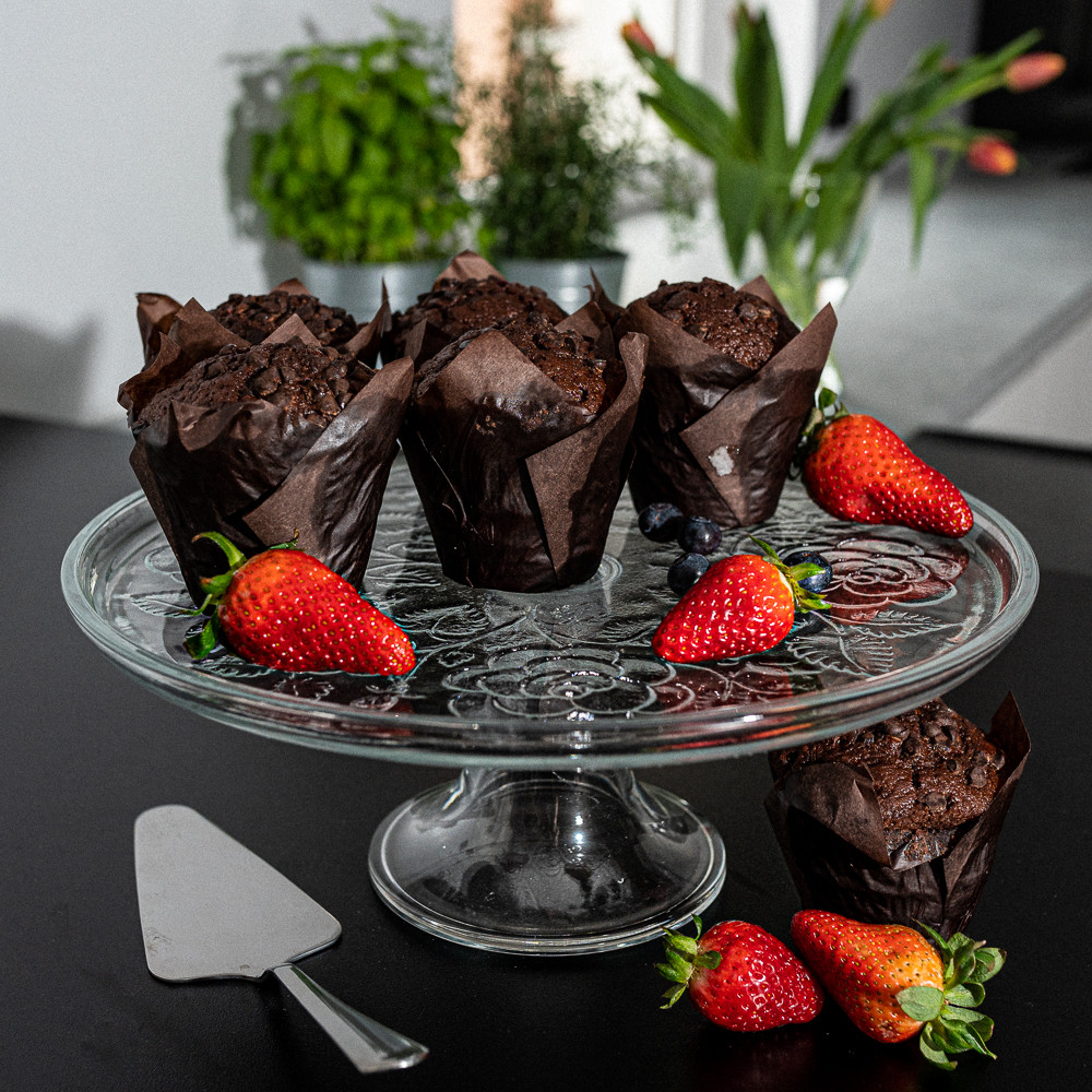 Patera na nóżce na ciasto tort szklana Edwanex Rose 31 cm EAN (GTIN) 5908214617005