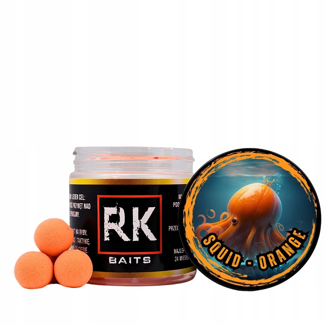 Kulki proteinowe Rk Baits Squid Orange Pop Up 15mm 125ml