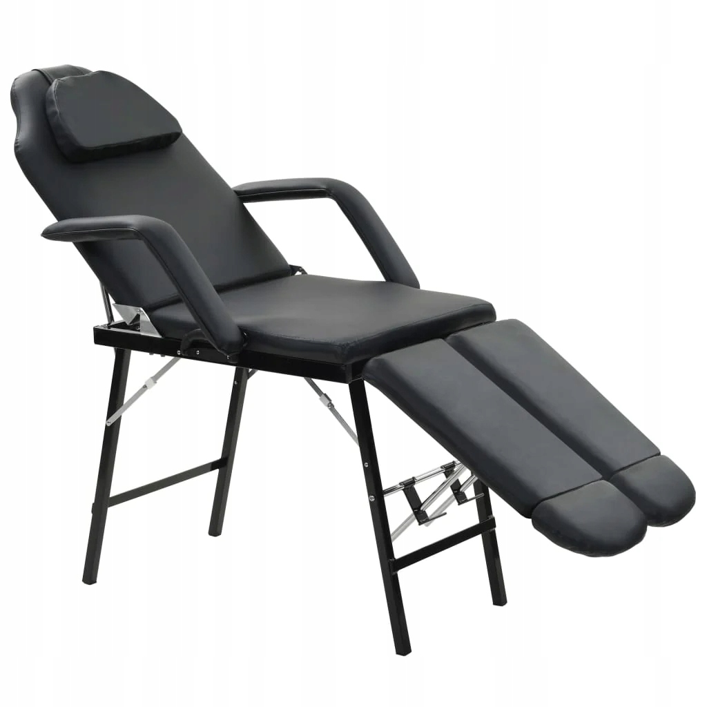 Fionshop 262943777 Přenosné kosmetické křeslo z umělé kůže 185 x 78 x 76