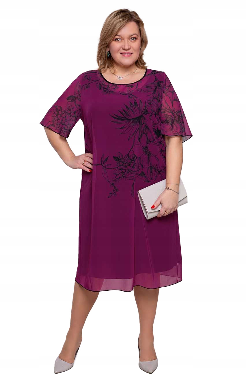 Růžová šaty sukně s květinami 62