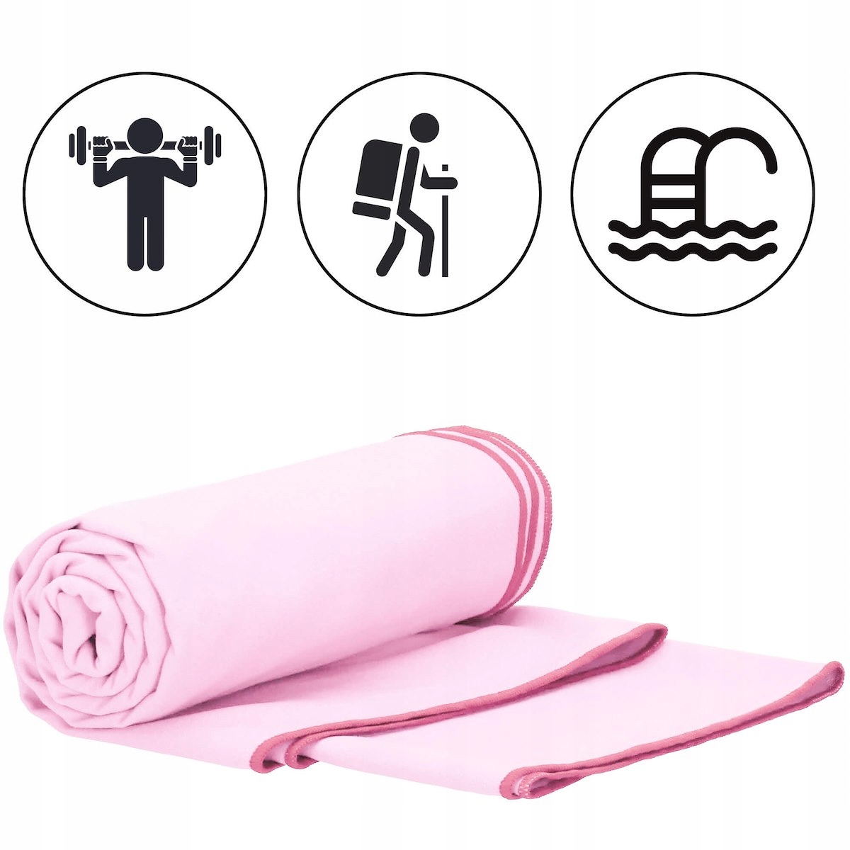 RĘCZNIK KĄPIELOWY SZYBKOSCHNĄCY PLAŻOWY PLAŻĘ Z MIKROFIBRY 40x80cm SPORTOWY Kod producenta CS0038