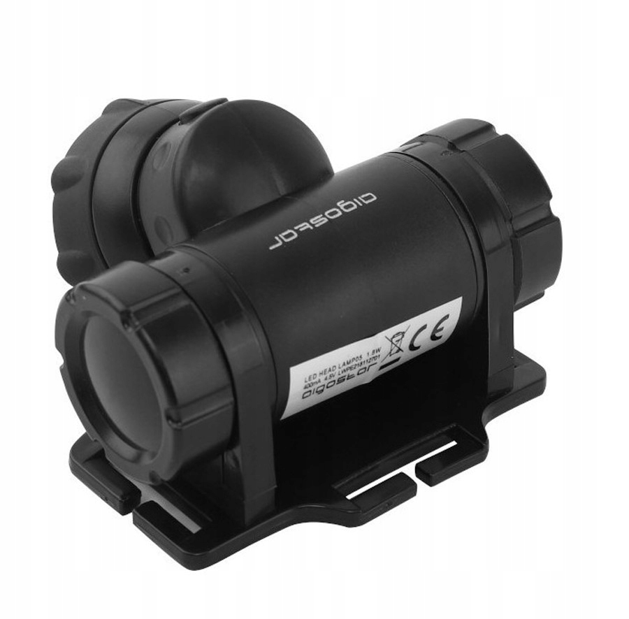 MOCNA CZOŁÓWKA LATARKA LED CZOŁOWA NA GŁOWĘ BIWAK Rodzaj bateryjna