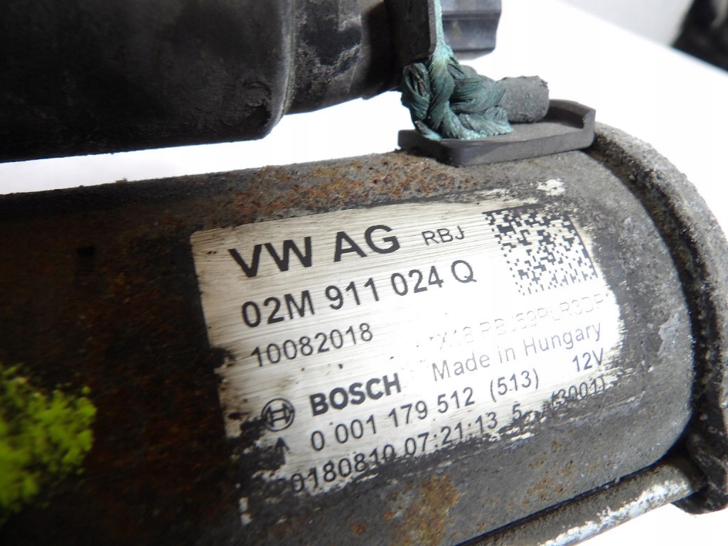SKODA RAPID 1.0TSI starter 02M 911 024Q