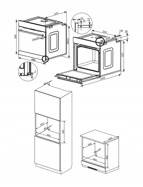 Zestaw AGD AMICA ED3765171W + OKP6547SW + AMMB25E2SGW + PGCIN622QpFTW biały Marka Amica