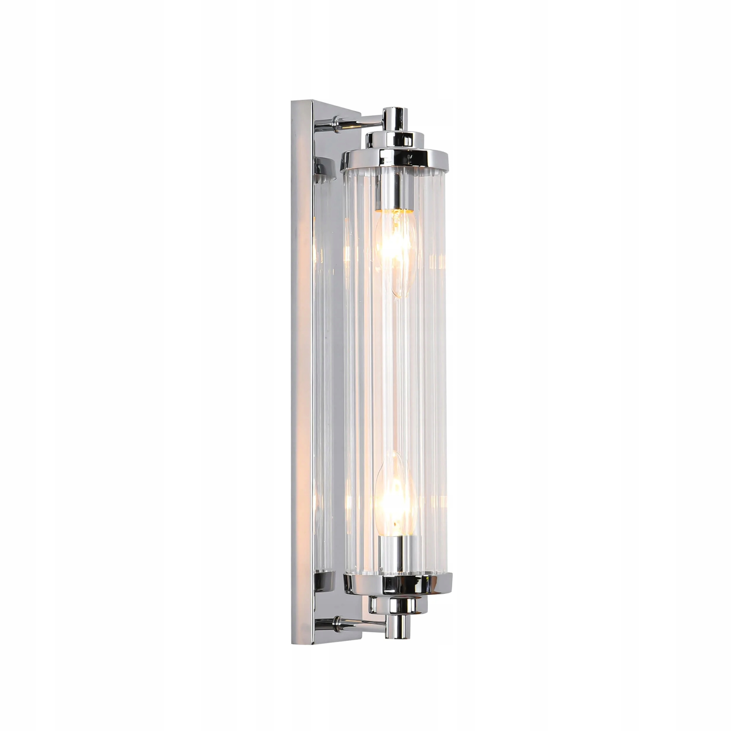 Light Prestige Nástenné svietidlo Lorenzo 2xE14 Chróm Sklo Moderný Kov