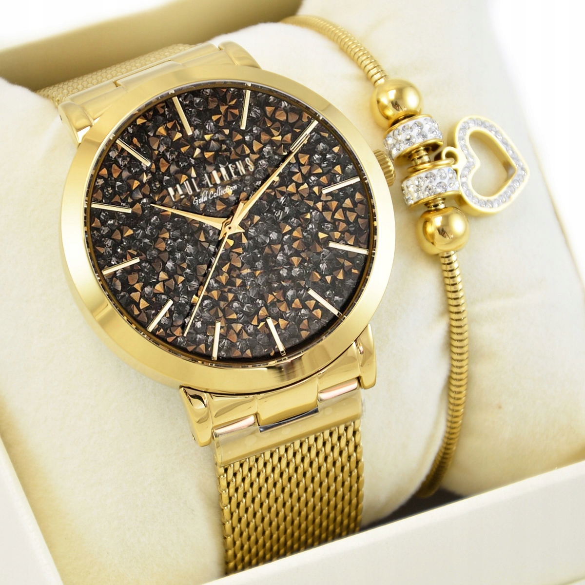 Dámský set hodinek Paul Lorens Bellica Elegantní zirkony náramek