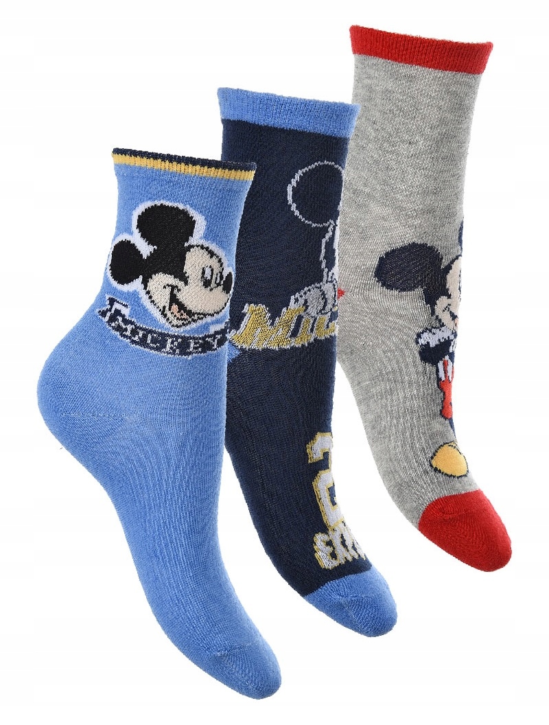 

Komplet skarpetek dla chłopca Myszka Mickey 27/30
