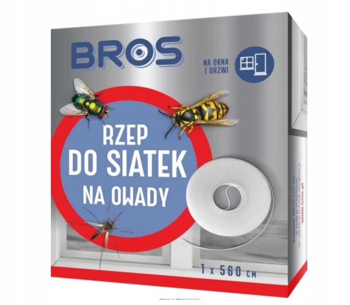 

Bros Rzep do siatek na muchy 5,6m
