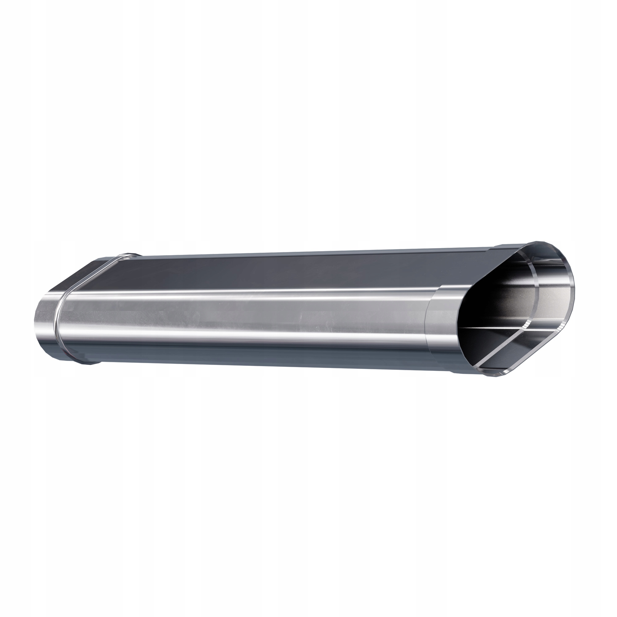 Ko Trubka komínová trubka oválná 130 x 200 mm gr 0,8 mm 1 m komínová vložka