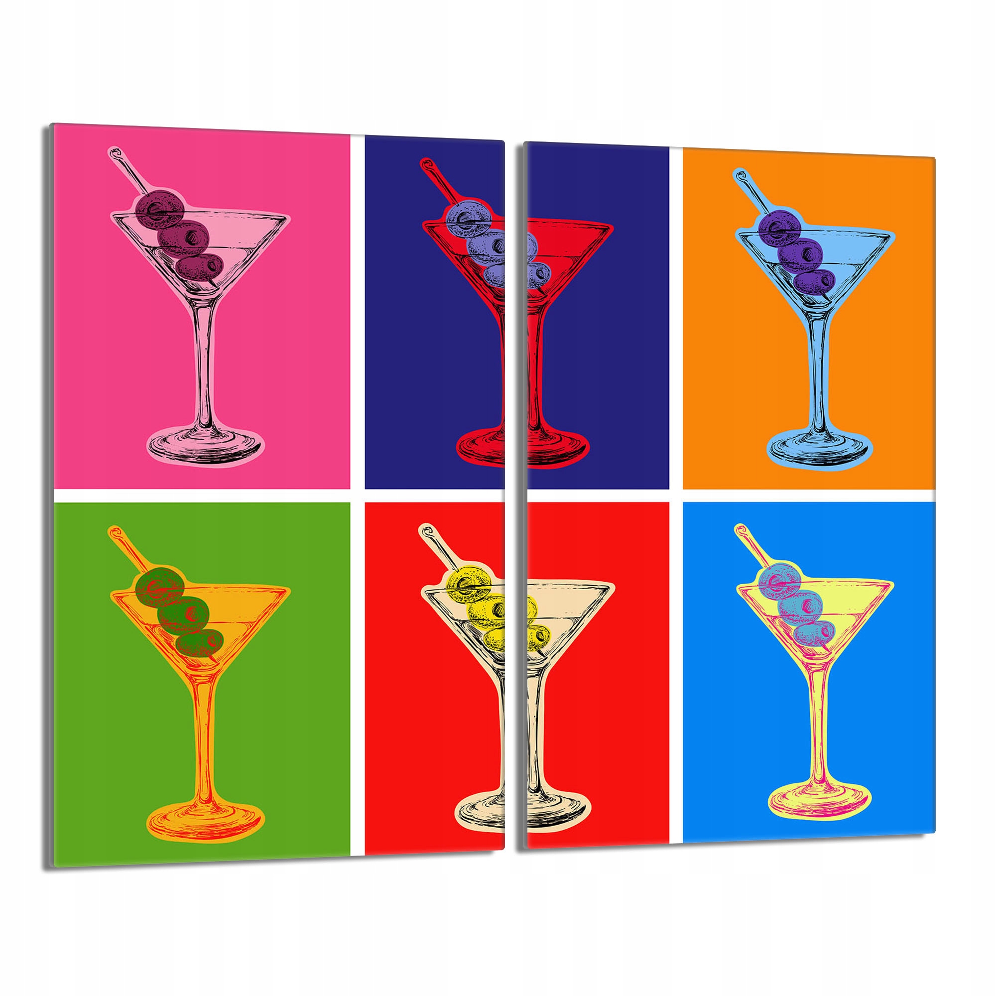Skleněná ochranná deska na sporák 2x30x52 Koloro Do Kuchyně