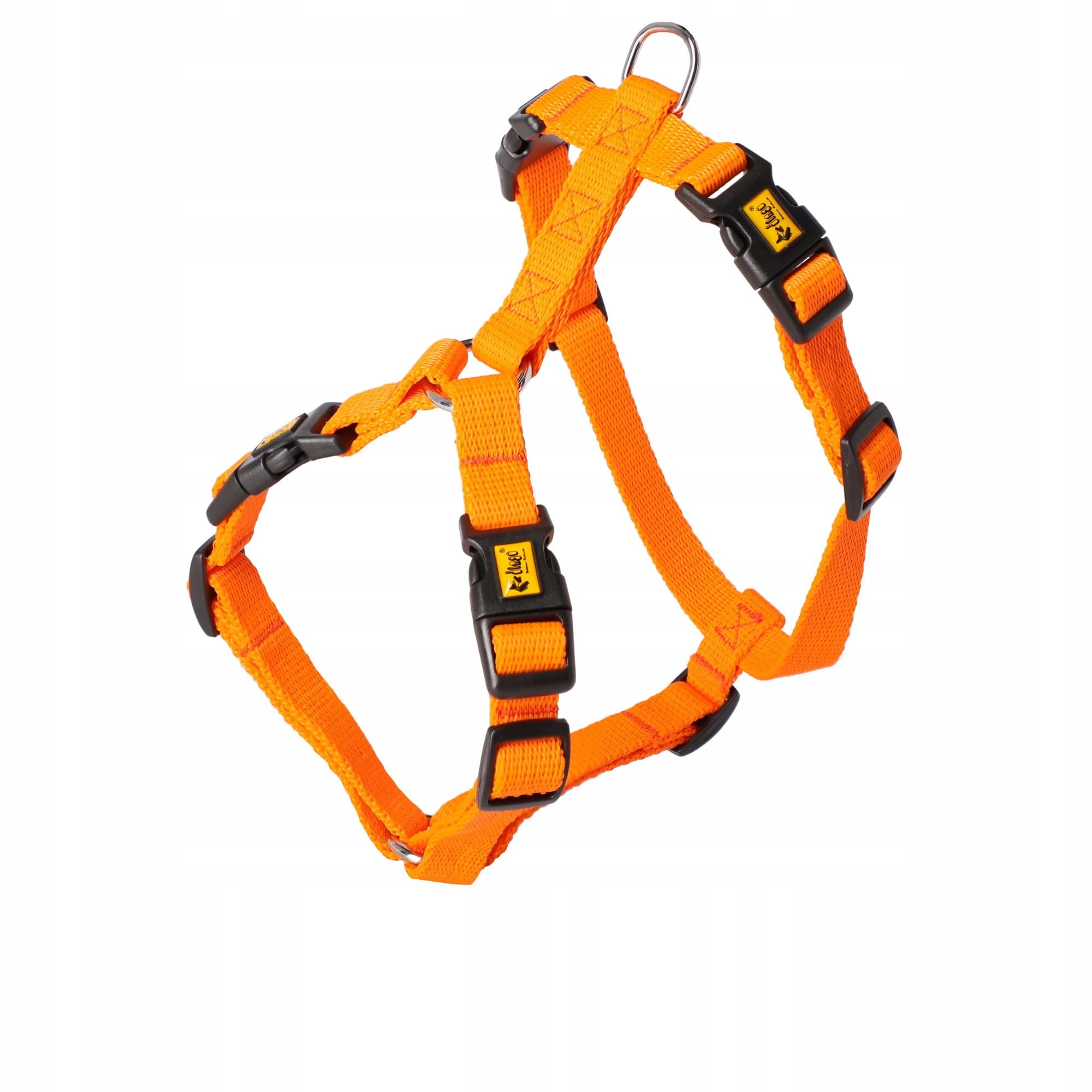 Levně Dingo Postroj Guard Energy se zapínáním na čtyři přezky M oranžový