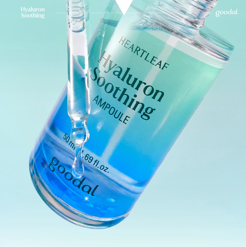 [Goodal] Zklidňující ampule s lístky srdčitého stromu a kyselinou hyaluronovou 50 ml Pro problematickou pleť