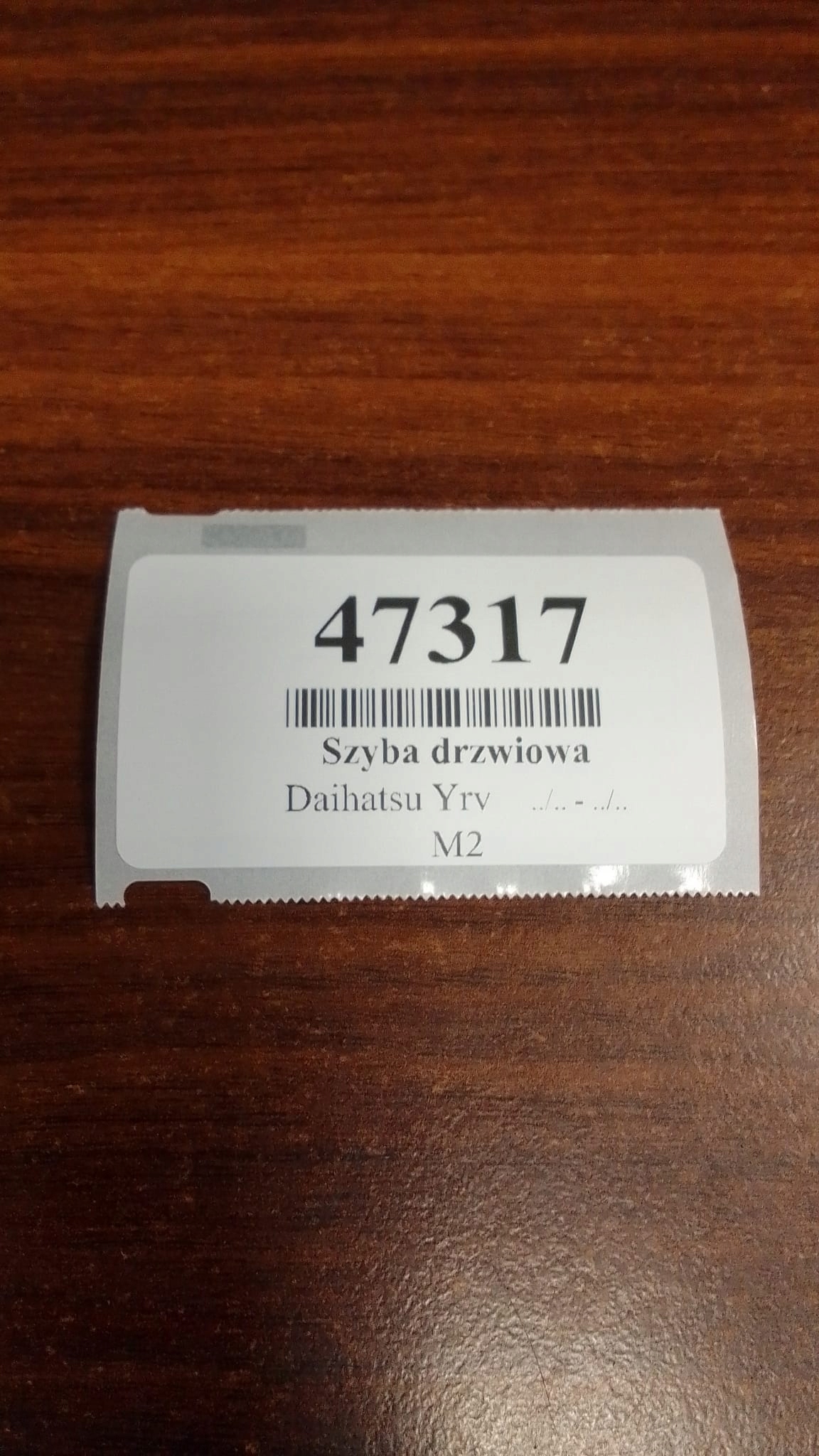 DAIHATSU YRV window door right rear part