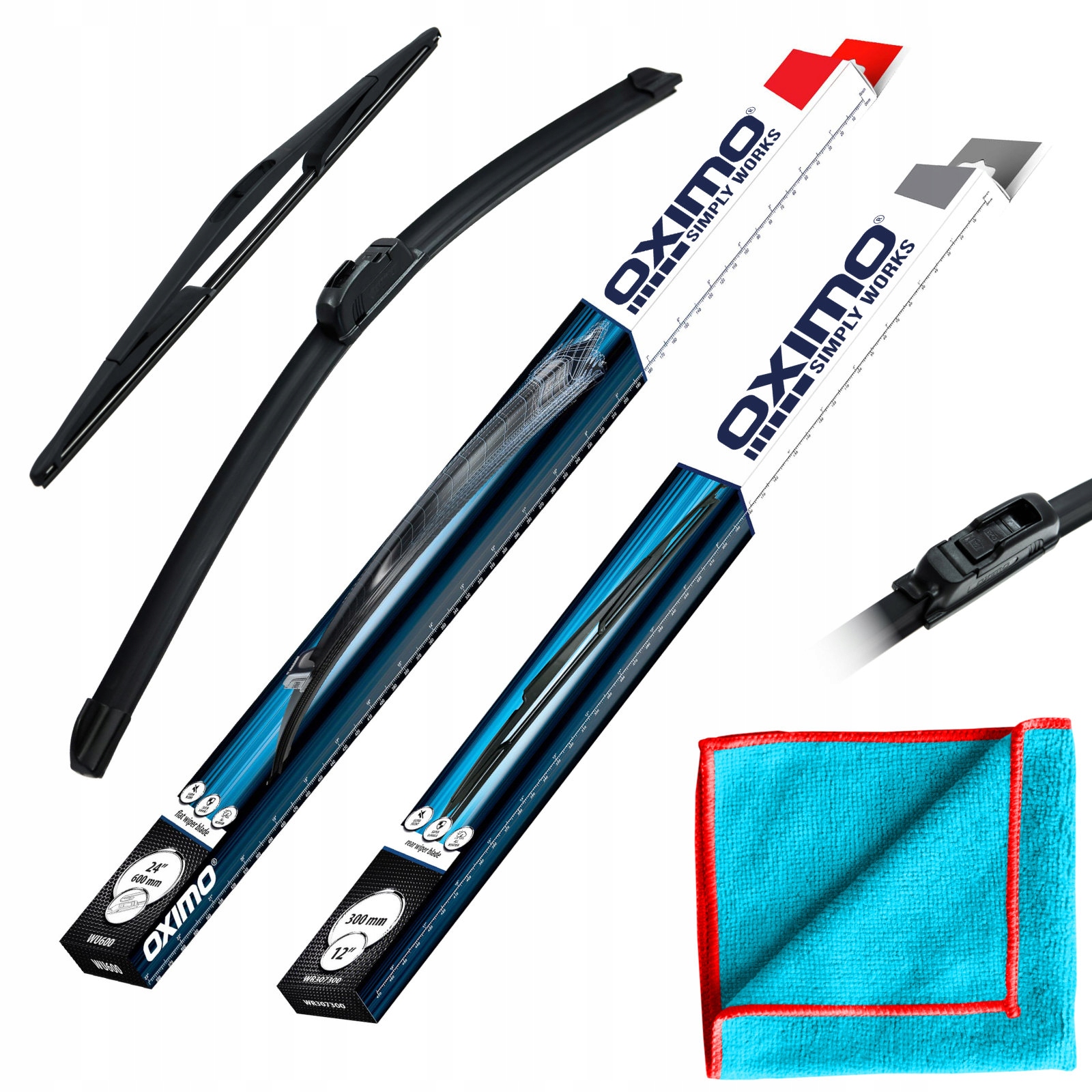 Wycieraczki Zestaw Przód Tył Toyota Aygo 1 I B1 02.2005-12.2014 Hatchback