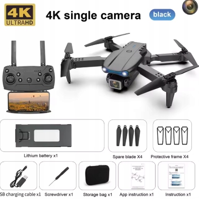 Profesionální dron E99 s širokoúhlou kamerou 4K Hd 1080P WiFi