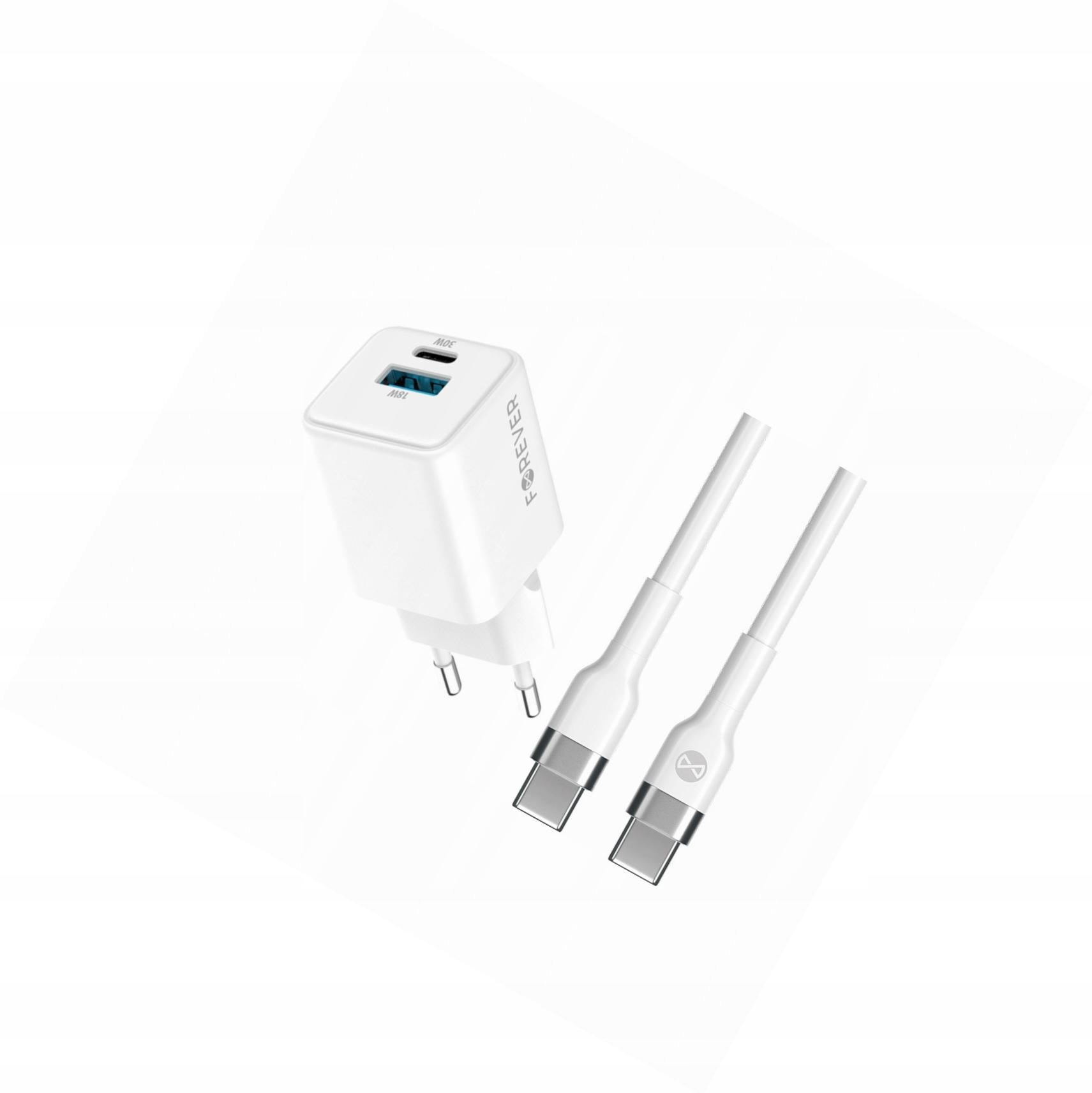 Szybka ładowarka GaN 30W Usb i Usb-c z kablem do Samsung Galaxy Z Fold 4
