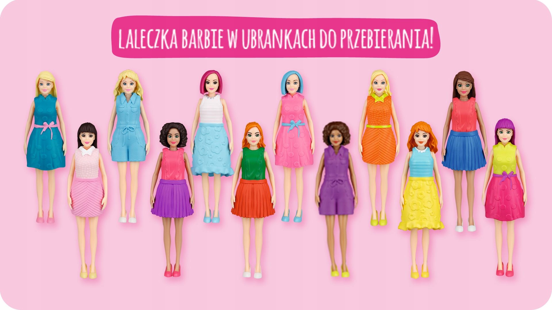 

Zestaw 12 Lalek Barbie Kolekcja Możesz Być Kim Chc