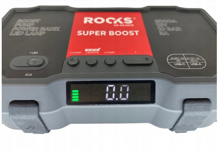Rooks Štartovacie Zariadenie Štartér Booster S Kompresorom 12V OK-03.0019