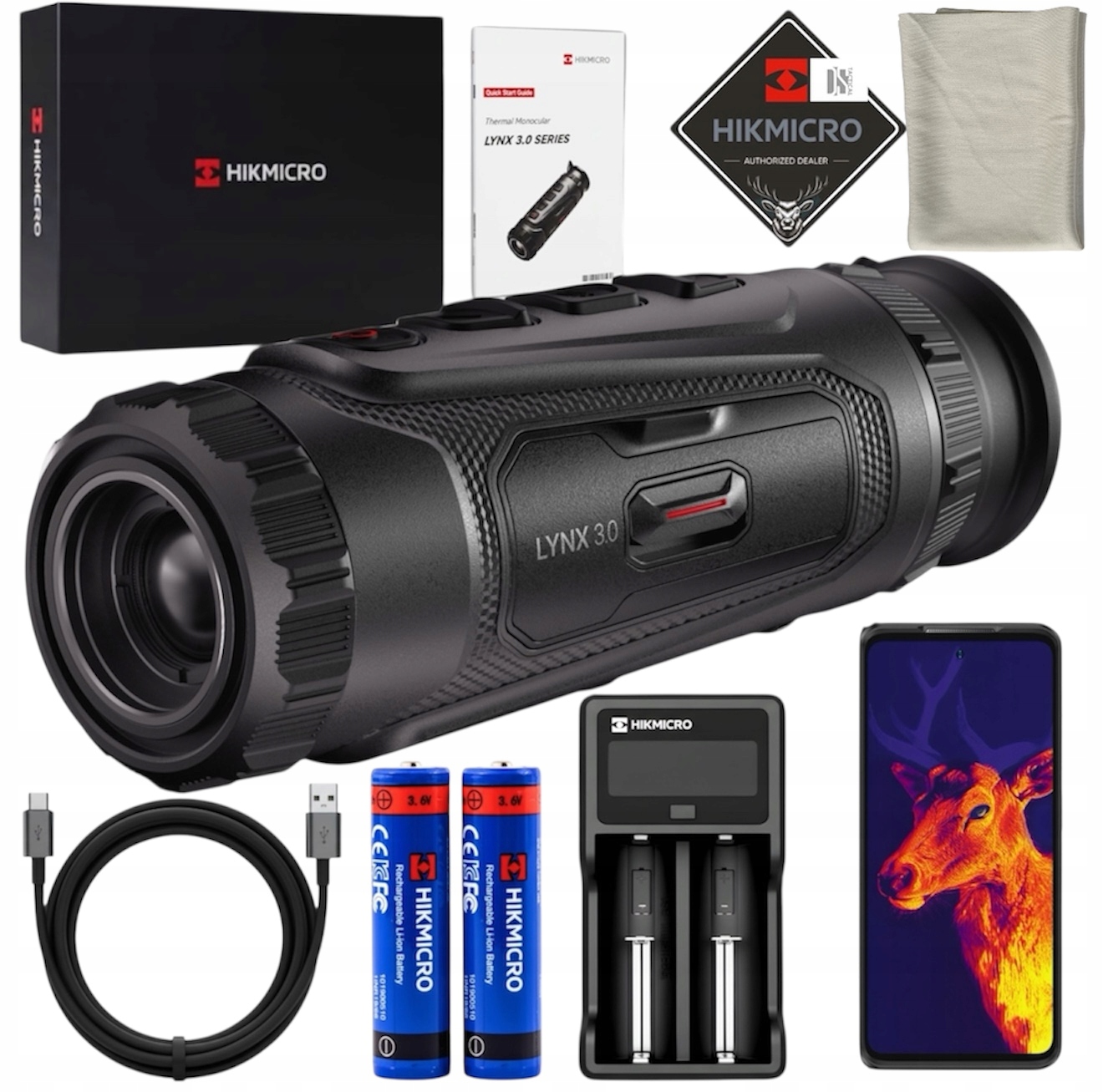 Termovizní kamera s monokulárovým termovizorem Hikmicro Lynx 3.0 LH19