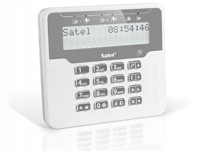 Klávesnice Satel Versa-lcdr-wh s Rfid čtečkou, bílá