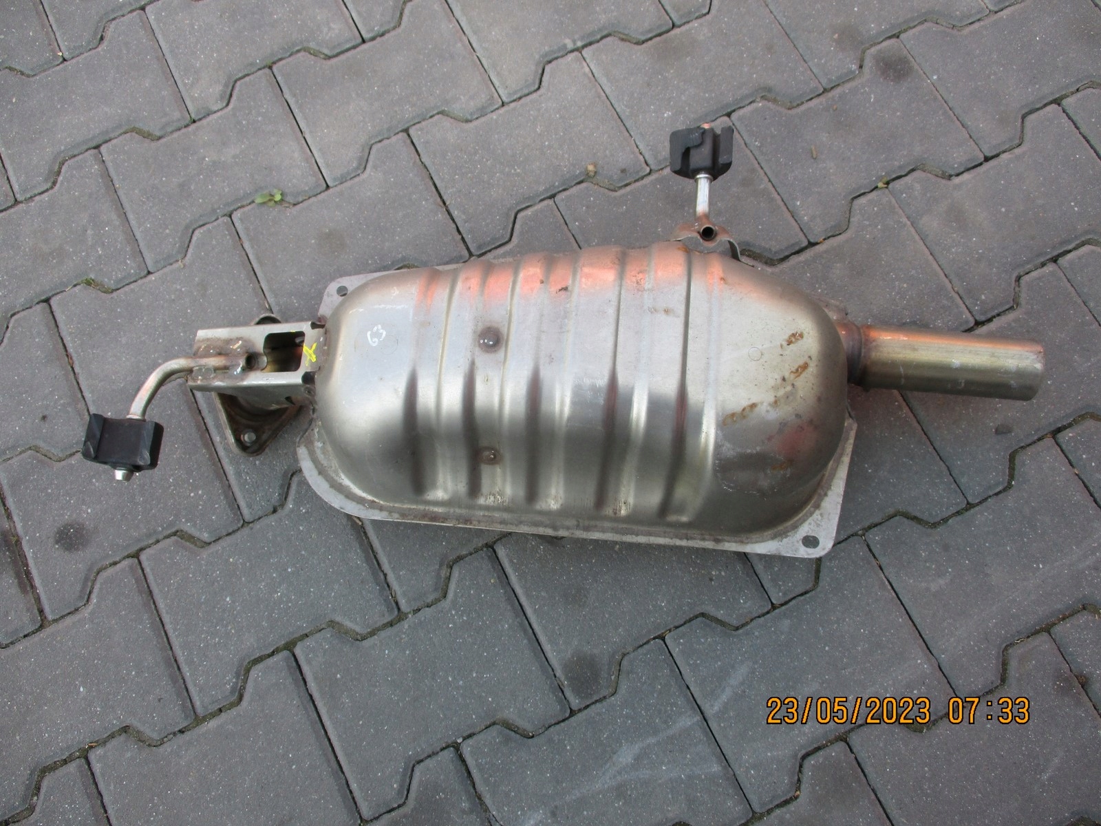 muffler, exhaust MAZDA 2 1,5 S571