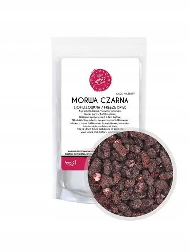 6 x Winoszarnia Moruše černá celá lyofilizovaná 20 g Superfood Ideální