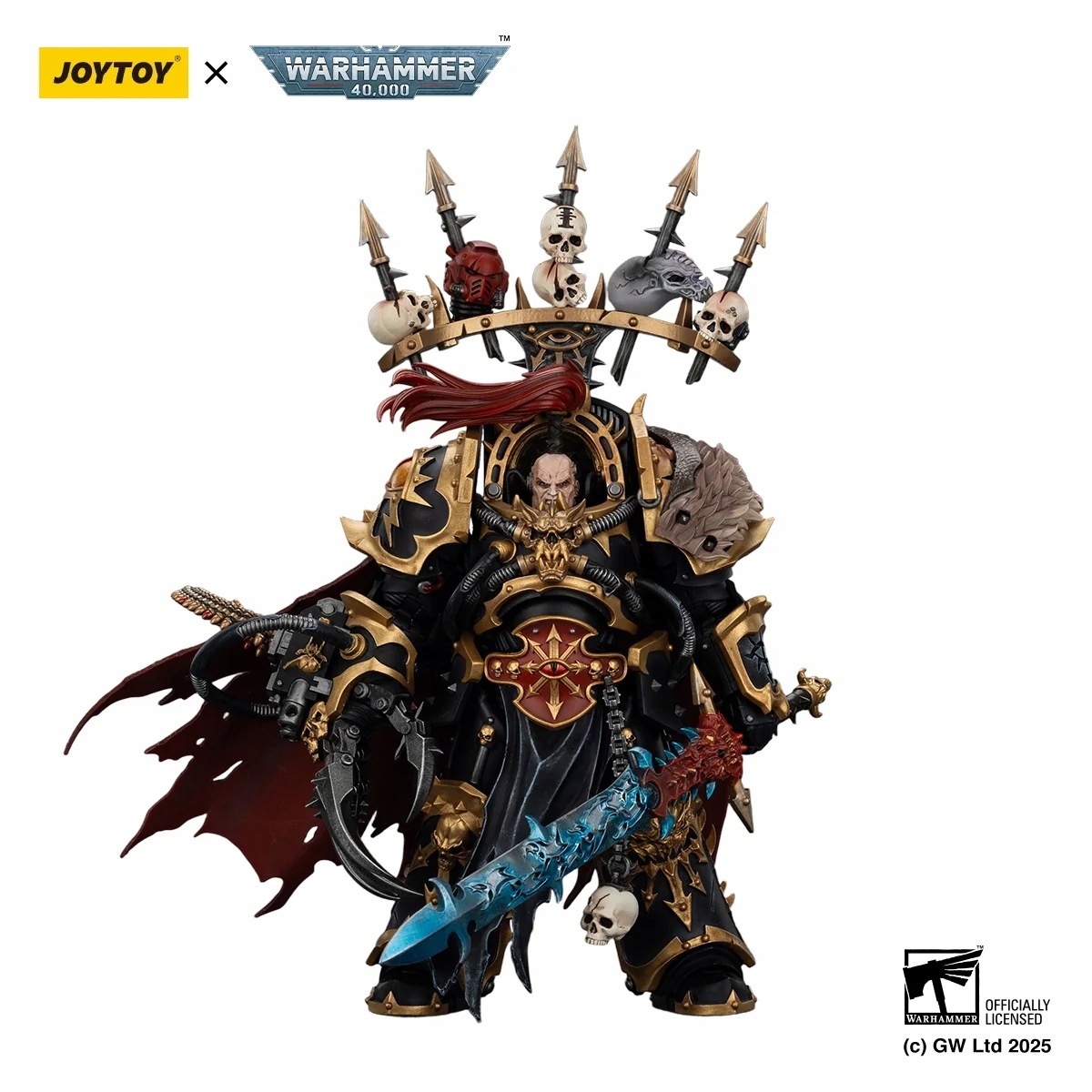 Abaddon Ničitel s figurkou Drach'nyen Black Legion z Warhammeru 40K