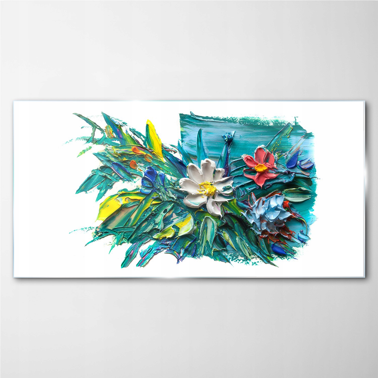 

Obraz szklany z nadrukiem na ścianę Kwiat 140x70