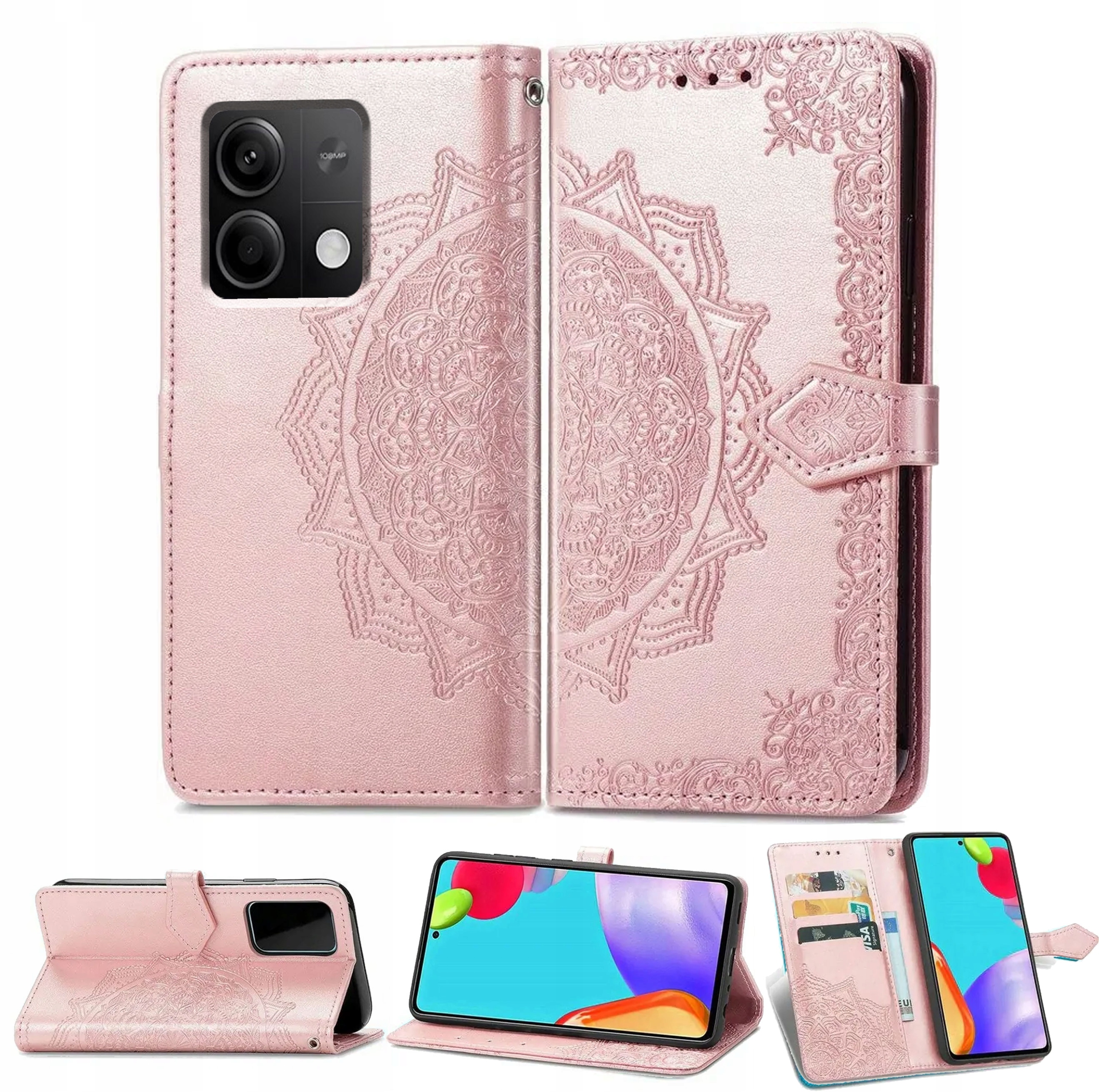 Xiaomi Redmi Note 13 5G, STRAMONIUM PORTFEL CASE Z KLAPKĄ