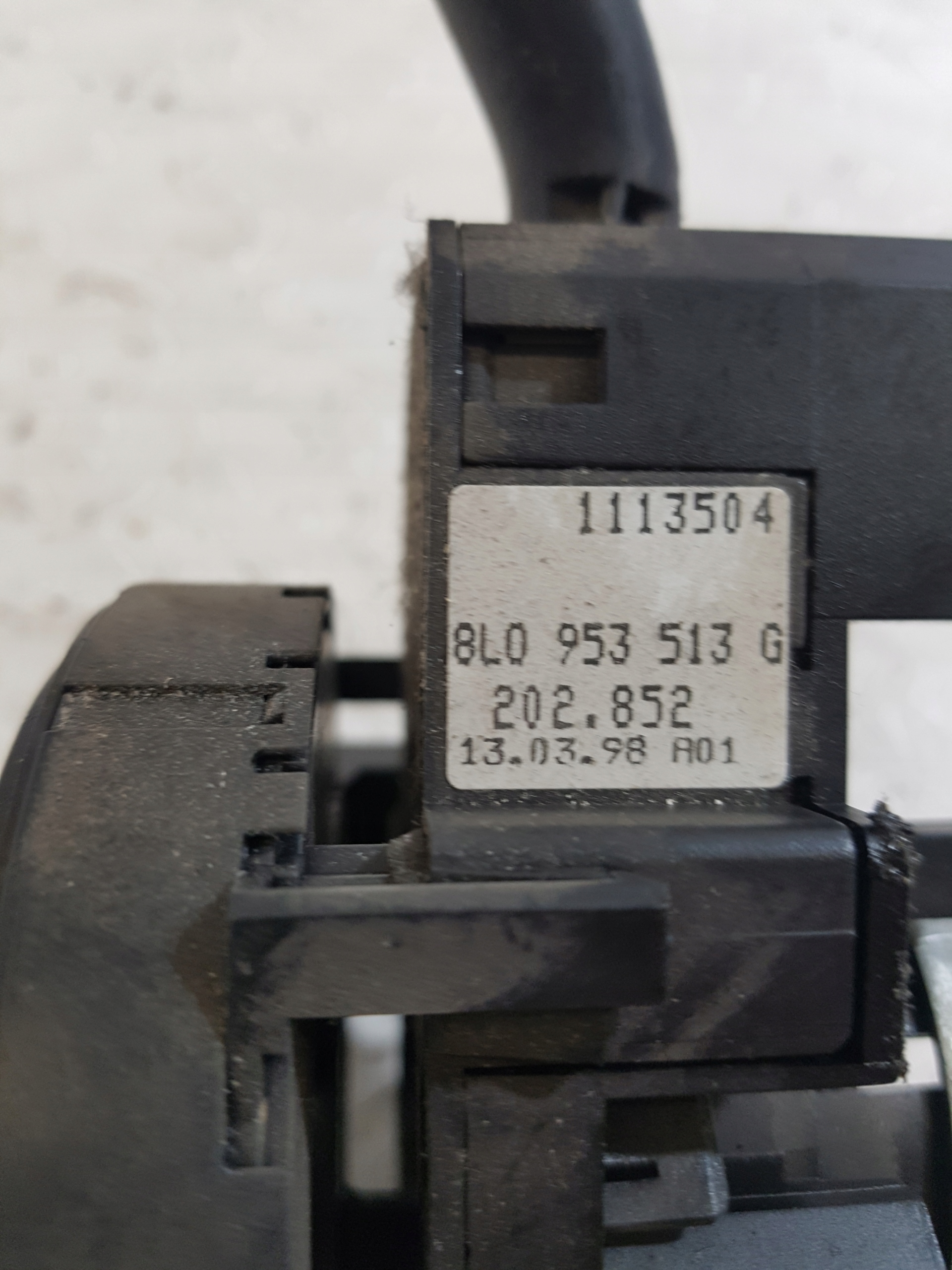 DEVIO LUCI TERGICRISTALLO TERGI AUDI A3 8L 8L0953513G