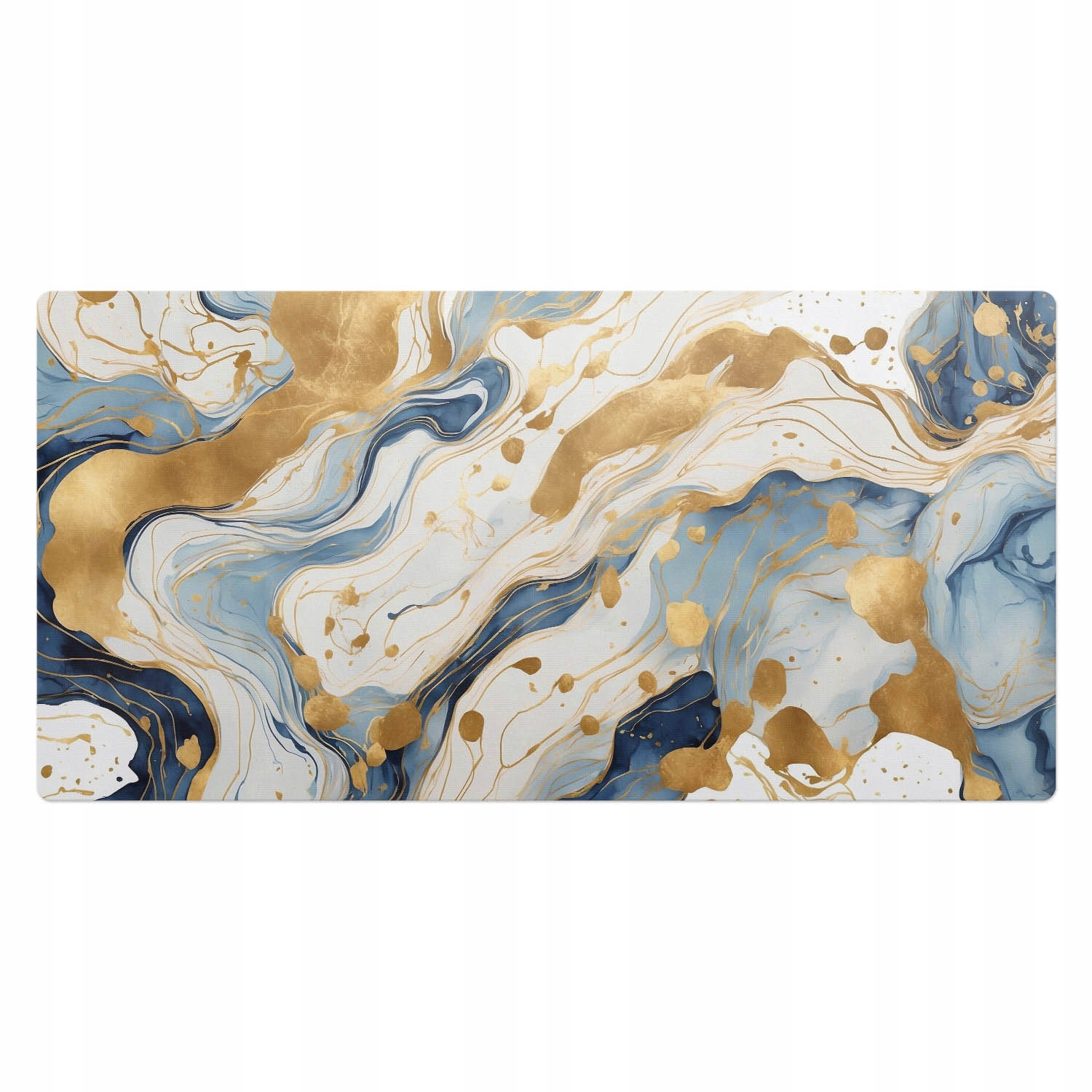 Elegantní dekorativní podložka na psací stůl Abstraktní vlnité vzory 100 x 50 cm