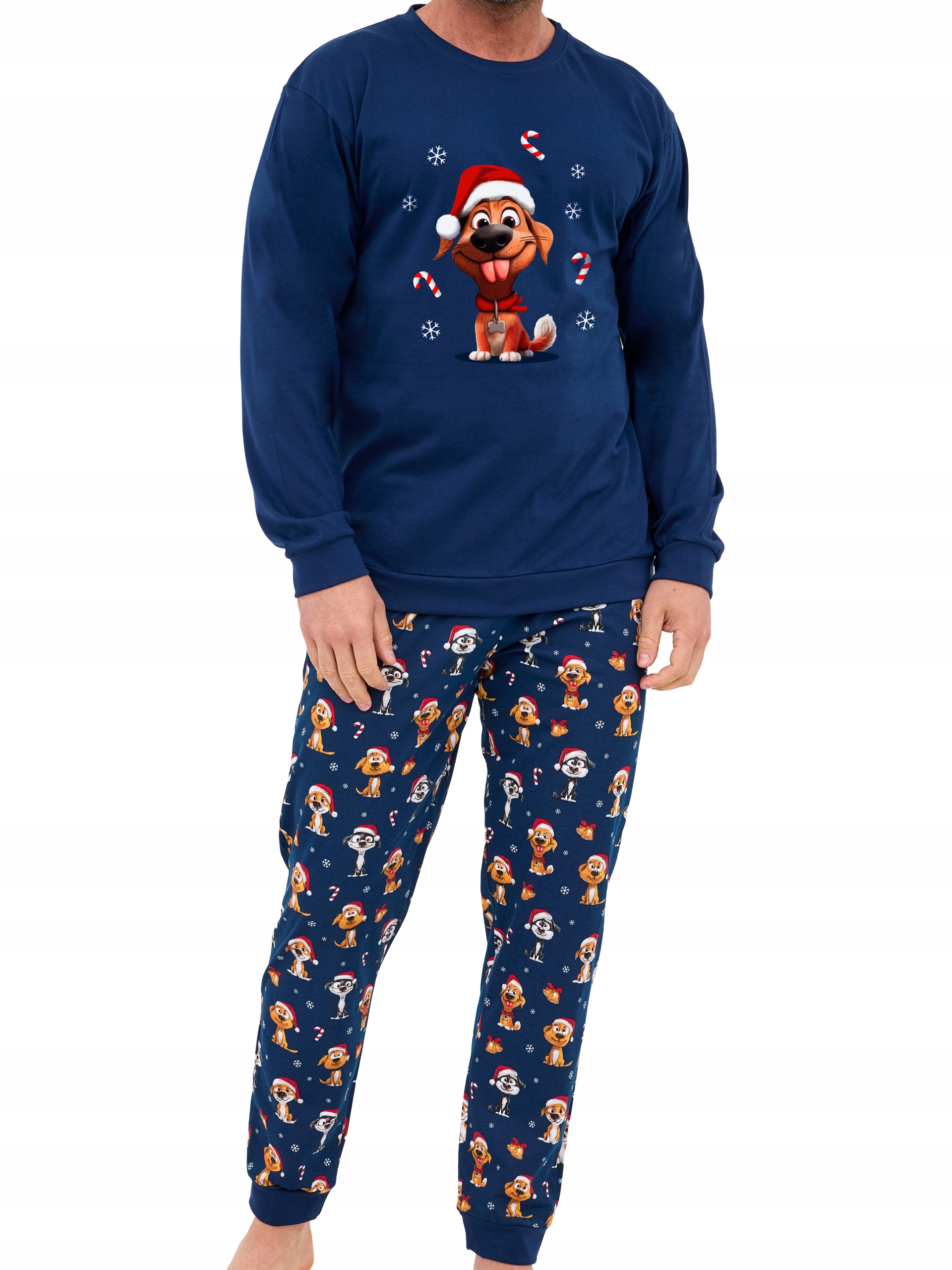 Cornette pánské pyžamo 115/294 Dog s dlouhým rukávem, velikost L
