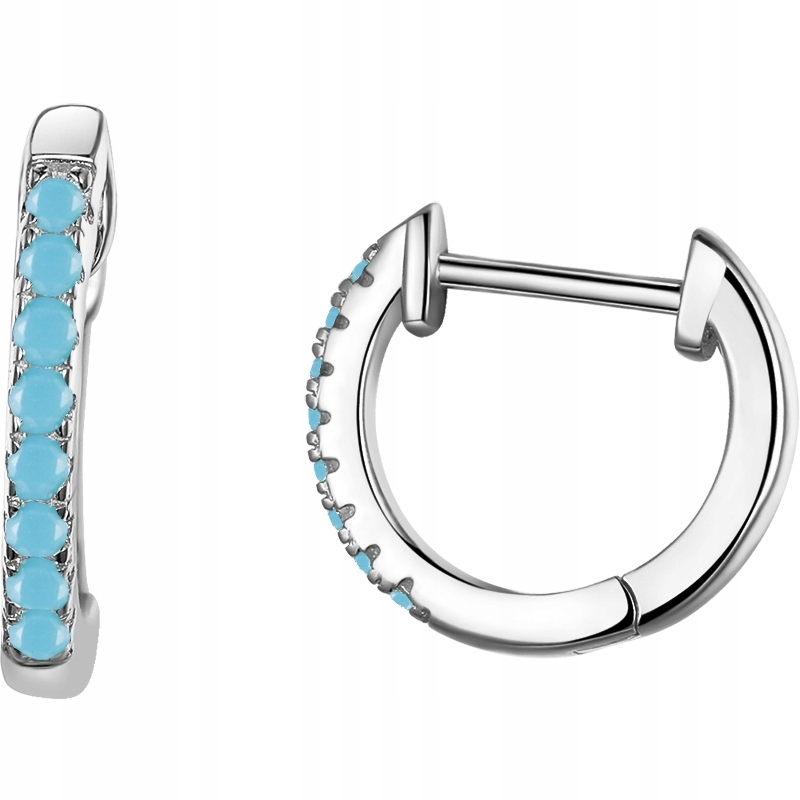 2 x Náušnice Pro Dívku Stříbro 925 Náušnice Kola