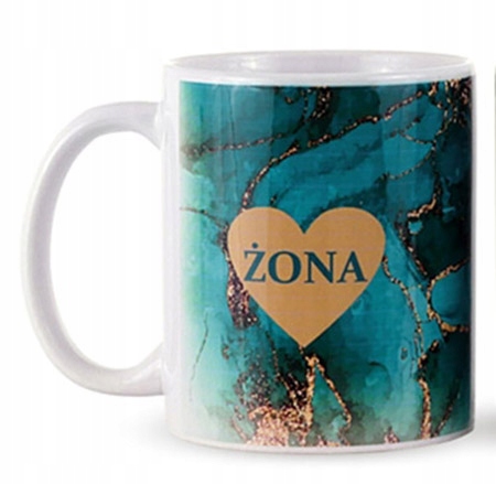 ZŁOCONY KUBEK ET 330 ML ŻONY/ ŻONA