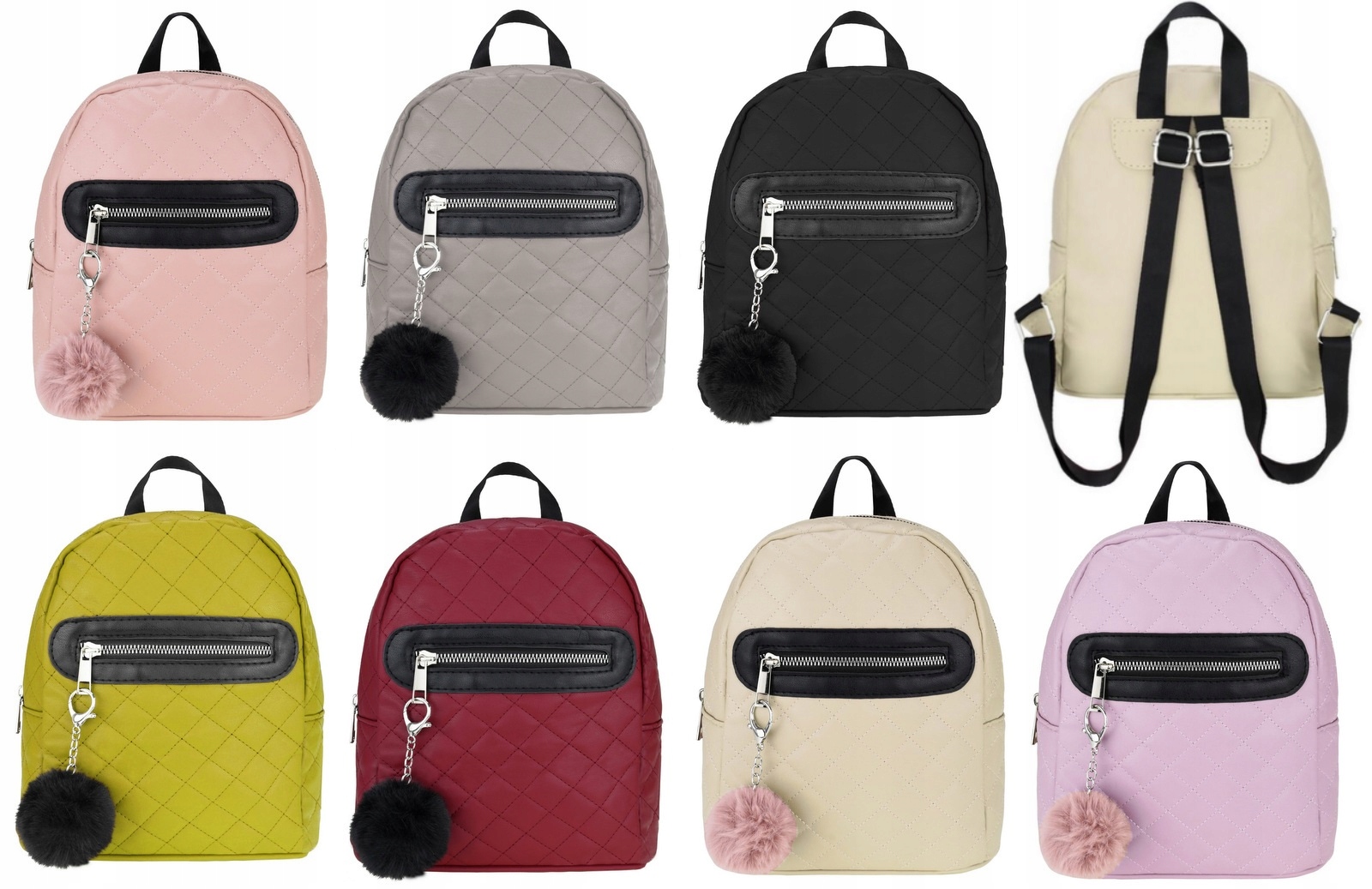 

Piękny Stylowy Plecak Damski Plecaczek Miejski A5