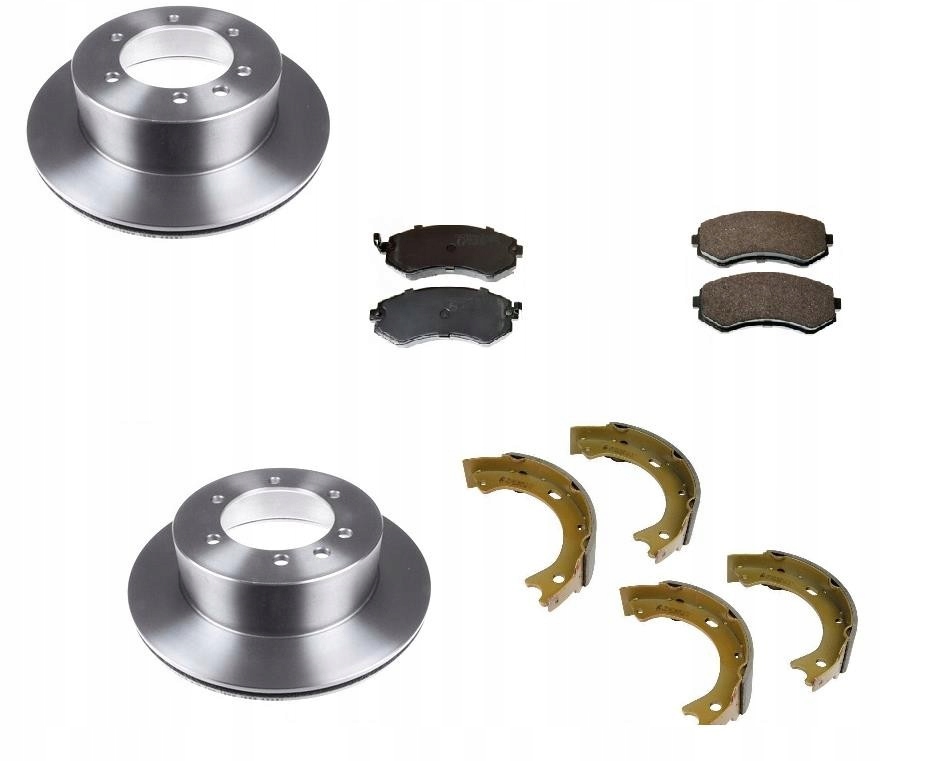 Kotouče Kostky Čelisti Nissan Patrol Gr Y61 Zadní Sada