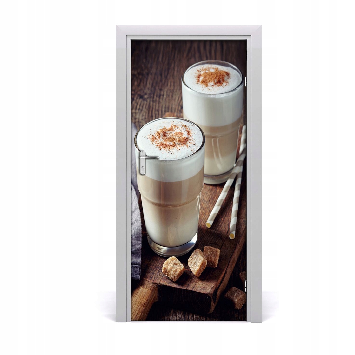 

Fototapeta na drzwi samoprzylepna Kawa latte