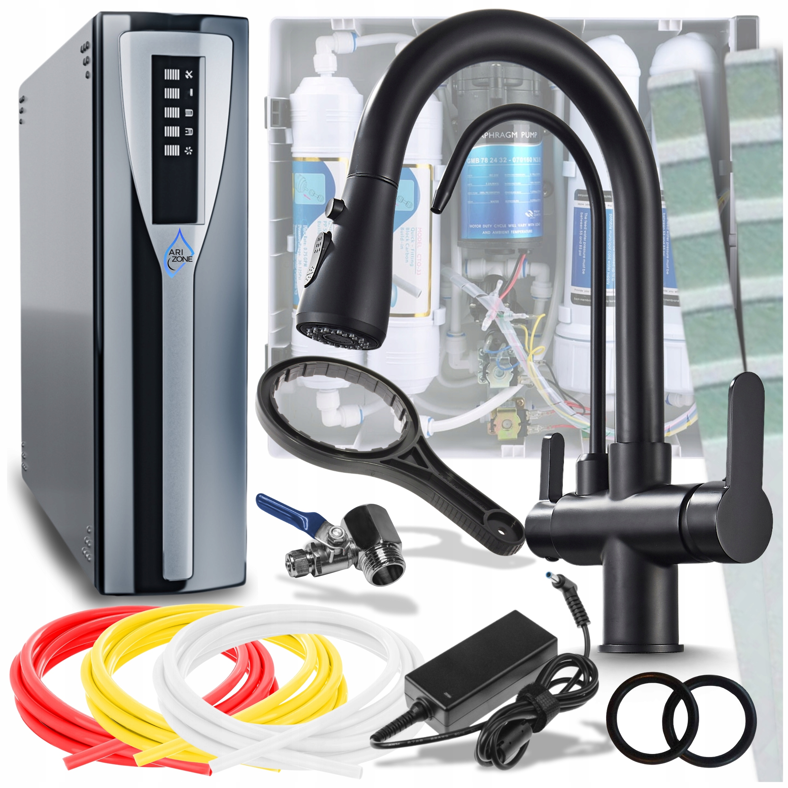 Systém na úpravu pitnej vody do domu Nanofilter Vymeniteľné náplne Ari Sada