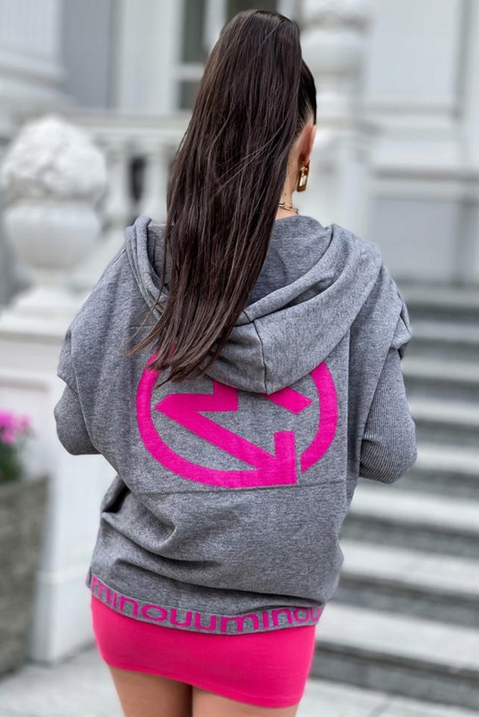 

Bluza sweter kardigan z kapturem Minouu