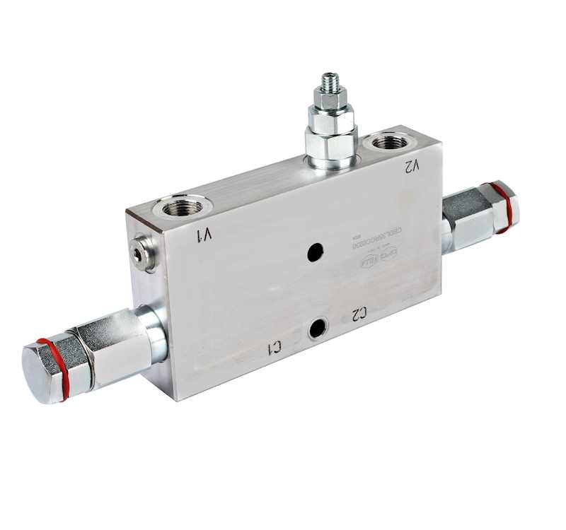 CBDL35RCC0230 - Dual overcenter V. in line 3/8 